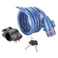 thumbnail image 2 of 1.2m Anti-theft Bike Lock Cable Heavy Duty Bicycle Lock with Keys (blue), 2 of 8