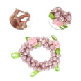 thumbnail image 3 of Unique Bargains 1 Pc Cute Rose Pearl Hair Elastic Band Pink, 3 of 5
