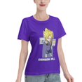 thumbnail image 2 of T-Shirt Basique à Manches Courtes pour Femmes Super Saiyan, 2 of 6