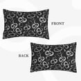thumbnail image 2 of Fuzoiu Snake Print Fuzzy Pillowcases, Super Soft Pillow Case Cover with Zipper for Bedroom, Sofa, Couch,Cozy Pillow Shams for All Seasons-20"x30", 2 of 6
