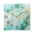 thumbnail image 3 of Aqua White Marble Wall Clock 7.78" Non-Ticking Silent Battery Operated for Home Bedroom Office Kitchen Living Room, 3 of 10