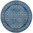 thumbnail image 3 of Safavieh Tulum Ophelia Oriental Area Rug, Navy/Ivory, 10' x 10' Round, 3 of 11