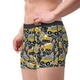 thumbnail image 2 of Disketp Excavator At Work Men's Boxer Briefs,Soft and Breathable Cotton Underwear with ComfortFlex Waistband, 2 of 7