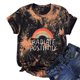 thumbnail image 5 of Puntoco camiseta de mujer camisetas divertidas lindas de manga corta camiseta Tie-Dye camiseta tops blusa regalo para mujer Puntoco Puntoco-1040, 5 of 6