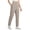 Beige, variant on Womens Travel Pants with 6 pockets Work Lightweight Stretch Ankle Petite Dressy Casual Golf Busniess Slacks Black XS
