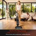 thumbnail image 6 of WHALLULTRA Cordless Wet Dry Vacuum Cleaner, 15kPa Suction Vacuum Mop Floor Washer with Self-Cleaning Brush Roll, Smart Voice Guidance, 0.6L Tank, 6 of 7