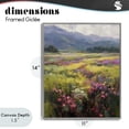 thumbnail image 4 of Stupell Industries Traditional Vast Horizon Of Flowers Gray Framed Giclee Art, 11 x 14, by Svetlana Aleynikova, 4 of 8