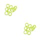 thumbnail image 1 of Sonducket 20 piezas de banda para el cabello de alta elasticidad, alta densidad, decorativa, sin enganches, cuerda para el cabello, accesorios de Amarillo fluorescente 2Conjunto, 1 of 6