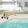 thumbnail image 3 of Protective Cover 16ft Pool Reel Cover 420D Waterproof Oxford Cloth All-Weather Protection Pool Maintenance For Pool Owners, 3 of 6