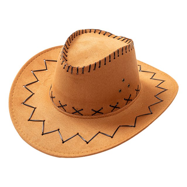 SAYOO Sombrero de vaquero de estilo occidental para mujeres y hombres SAYOO moda