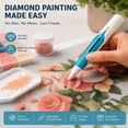 thumbnail image 5 of Automatic Diamond Painting Pen / Dual End Bead Placement Tool with Correction Tip / Manual Applicator for DIY Gem Art Craft Blue, 5 of 5