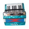 thumbnail image 3 of Almencla 17 Keys 8 Bass Piano Accordion Accordian for Kids Musical Instrument Button Hand Piano Accordion for Boys Girls Kids Beginner Light Blue, 3 of 8