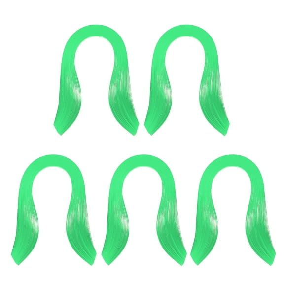 Quilling Strips Paper 600pcs 5mm 39cm Origami Paper Quilling Kits for Art DIY Craft Christmas, Forest Green