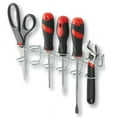 thumbnail image 3 of Hyper Tough Multi-Tool And Screwdriver Organizer Holder for a Pegboard, Zinc Plated Steel, 6 Slots, 3 of 8