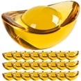 thumbnail image 1 of BESTYASH 25Ud De Ingots Dorados De Cristal Para En Y Comedor, 1 of 8