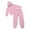 Pink, variant on Two Piece Outfits,Stylish Girls Autumn Winter Outfits Long Sleeve Pullover Sweatshirt and Pants Coordinated Set for Toddlers,Toddler Outfit,5-6 Years