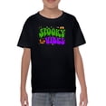 thumbnail image 1 of Spooky Vibes T-Shirt Juniors -Image by Shutterstock,  Medium, 1 of 4