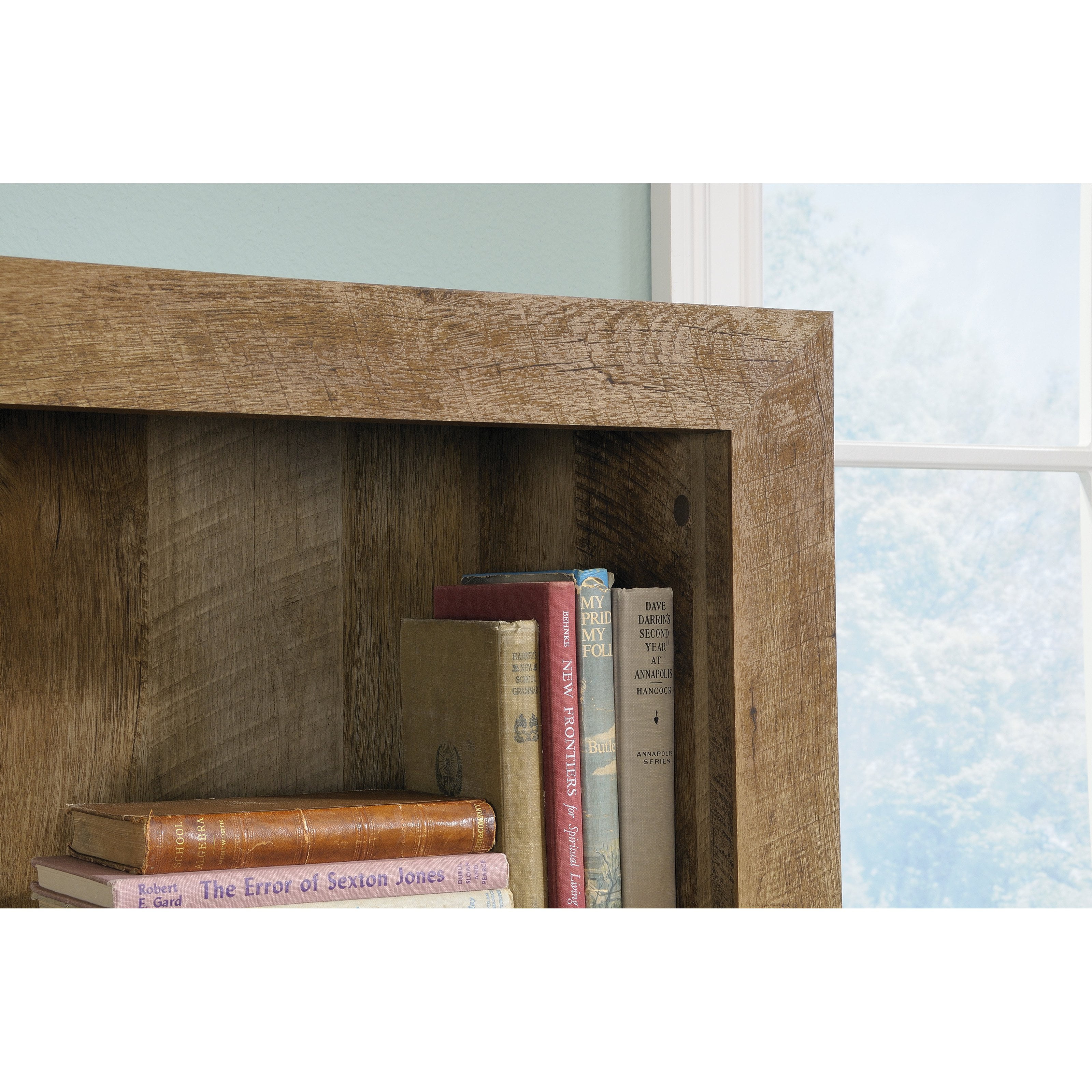 Sauder Dakota Pass 5 Shelf Bookcase Craftsman Oak Finish Com