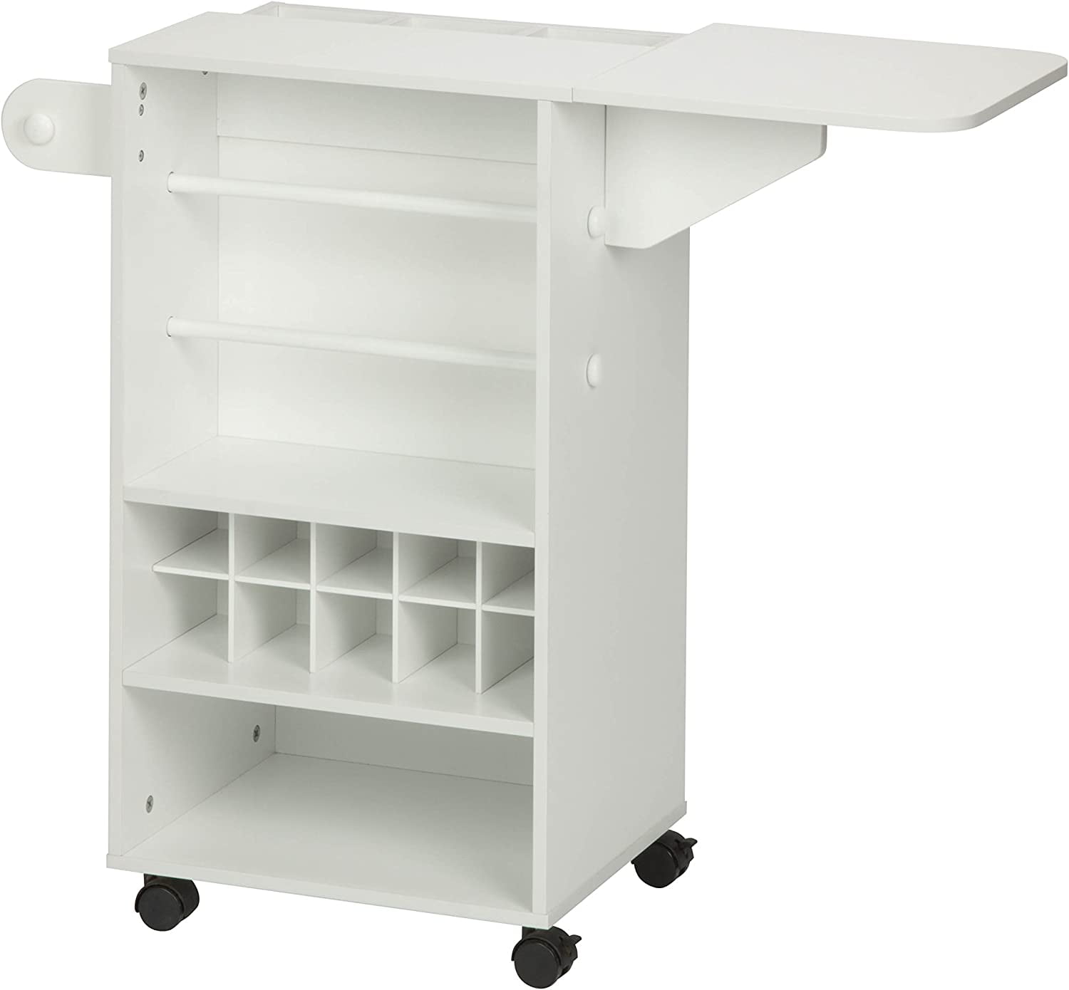 Honey Can Do Craft Storage Cart CRT06343 White