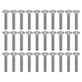 thumbnail image 4 of Pernos de acero inoxidable, 30 piezas M8x1.25 Tornillo Tornillo Tornillo Taza Perno cuadrado Durabilidad probada en el tiempo, 4 of 9