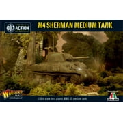 Bolt Action M4 Sherman Medium Tank 1:56 WWII Military Wargaming Plastic Model Kit