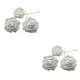 thumbnail image 2 of 50 piezas de flores artificiales Cateissary rosas de simulación de boda interiores Blanco 2Conjunto, 2 of 6