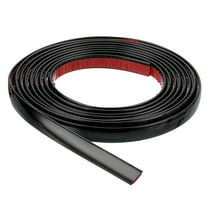 REGALWOVEN Peel and Stick Trim, Flexible Wall Molding Trim Waterproof Self-Adhesive Wall Trim Black 0.5 Inch x 9.8 Ft