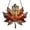 Z6#Hot Pink, variant on Stained Glass Maple Leaf Suncatcher, 5.91 inch Translucent Acrylic Fall Window Decor, Hanging Autumn Pendant with Metal Chain, Vintage Seasonal Wall Accent, Harvest Home Ornament, Thanksgiving Decor