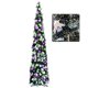 thumbnail image 1 of Árbol de Navidad KOLODOGO 5 pies con 100 luces de colores Calavera negra PVC, 1 of 6