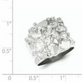 thumbnail image 2 of Sterling Silver Men's Nugget Ring (Size 10) Made In United States qr4451-10, 2 of 2