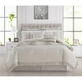 thumbnail image 1 of Chic Home BCS17802-US 8 Piece Yvana Comforter Set, Beige - Queen Size, 1 of 1