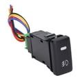 thumbnail image 4 of Interruptor de lámpara de automóvil, 3 A, 12 V, 20 mΩ, resistencia a tierra, 8000 veces resistencia al calor, ABS, interruptor impermeable con cable., 4 of 14