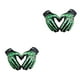 thumbnail image 3 of Qarigey Guantes de montar esqueleto de alto rendimiento, guantes de ciclismo de motocicleta duraderos, ligeros y a prueba de golpes, verde L verde l 2Conjunto, 3 of 6
