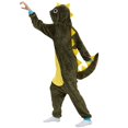 thumbnail image 1 of Onesies de animales para adultos, conjuntos de pijamas de franela con Dragón Verde, ropa de dormir Unisex, Halloween, Navidad, dibujos animados, Invierno, 1 of 3