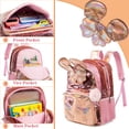 thumbnail image 4 of Mochila Meetbelify para niñas, escuela, 3 unidades con lonchera de 16 pulgadas, 4 of 5