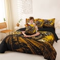 thumbnail image 3 of Castle Fairy Grunge Motocross Twin Bedding Sets 7-Piece for Teens, Muddy Track Flags Bedding Comforter Set for Extreme Bedroom, Red Yellow,Black Reversible, 3 of 7