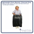 thumbnail image 6 of Granny Jo Blue 100% Polyester Fleece Blanket, Lightweight, 6 of 9