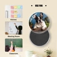 thumbnail image 5 of Glass Refrigerator Magnet 6Pcs Magnetic Fridge Sticker,Decor for Kitchen,Whiteboard,Cabinet,Photo Of Adorable French Bulldog With Head Tilted, 5 of 5