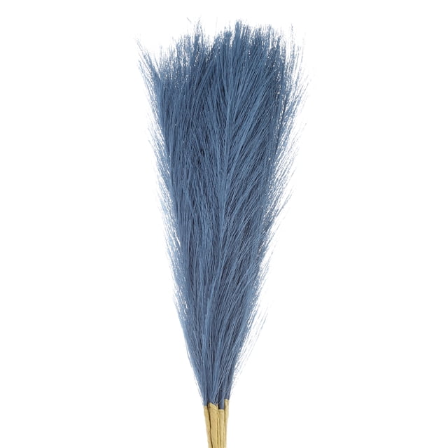 Uxcell 12Pcs Hierba de Pampas Falsa 21" Decoración de Boda Azul