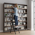 thumbnail image 6 of StarZe 3-Step Lightweight Ladder, Compact and Foldable Stool with Safe Anti-Slip Steps, Portable for up to 800lbs, 6 of 7