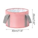 thumbnail image 3 of Cubo apilable para pies, bolsa de viaje portátil con aislamiento térmico para pies, a prueba de fugas, para baño de pies, lavabo para piernas para el hogar, bolsa de baño plegable, 3 of 3