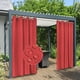 thumbnail image 1 of Cortinas para Exterior Impermeables y Prácticas 100% Poliéster Rojo, 1 of 7