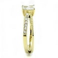 thumbnail image 4 of Gold Womens Ring Anillo Para Mujer y Ninos Unisex Kids 316L Stainless Steel Ring with AAA Grade CZ in Clear, 4 of 4