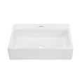 thumbnail image 2 of Claire 20 Rectangle Ceramic Vessel Sink, Matte White, 2 of 11