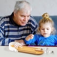 thumbnail image 5 of Mini juego de bolos con 3 nutrias, juego de mesa de madera para niños, 5 of 5