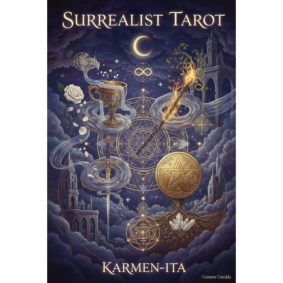 Surrealist Tarot: A 78-Card Journey Through Dreams and Symbols, (Paperback)