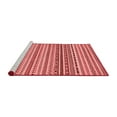 thumbnail image 2 of Ahgly Company Machine Washable Indoor Square Abstract Red Modern Area Rugs, 3' Square, 2 of 4