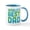 White/Blue Inside, variant on CafePress - World's Best Dad Mug - 11 oz Ceramic Mug - Novelty Coffee Tea Cup