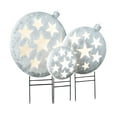 thumbnail image 5 of 26"H, 31"H and 37"H Sullivans LED Ornament Stake - Set of 3, Silver, 5 of 6