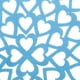 thumbnail image 3 of 1 paquete de artesanías de espuma en forma de corazón para vajilla, ventana, puerta, cortina de cadena, boda Azul Zulema Decoración colgante de forma de corazón, 3 of 8